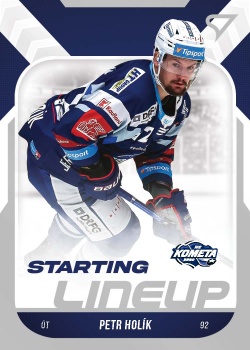 Petr Holik Kometa Brno Tipsport ELH 2022/23 SportZoo 2. serie Starting LINEUP #SL-65